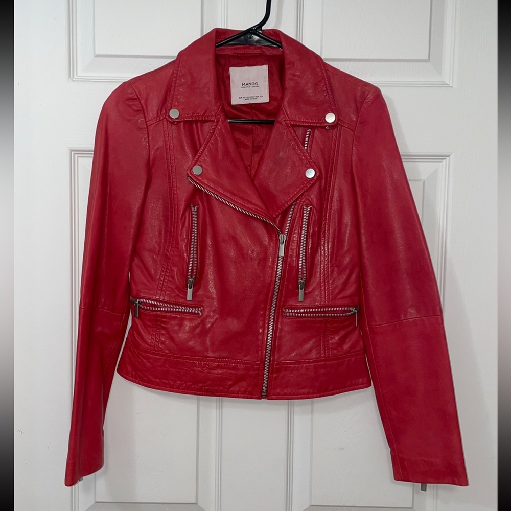 Mango Leather Jacket - image 1